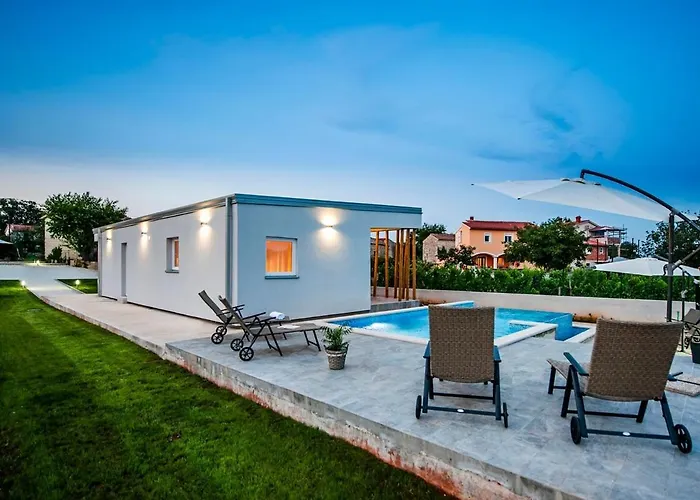 Mare, Istra, Relaxation, Private Pool, Bbq فيلة Segotici